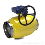 صمام الكرة الملحوم المصنوع من الفولاذ الكربوني RPTFE