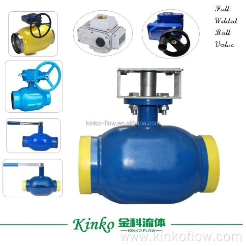 صمام الكرة الملحوم المصنوع من الفولاذ الكربوني RPTFE