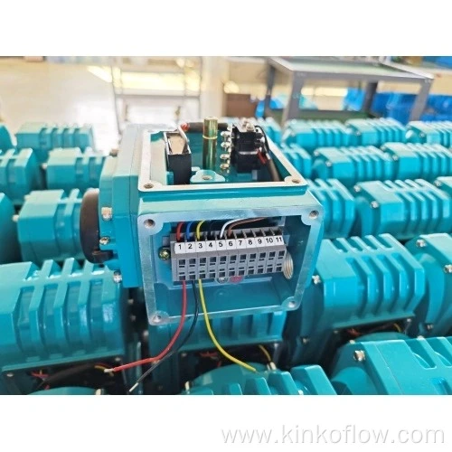 محرك كهربائي أزرق KK03-200B يدور 90 درجة
