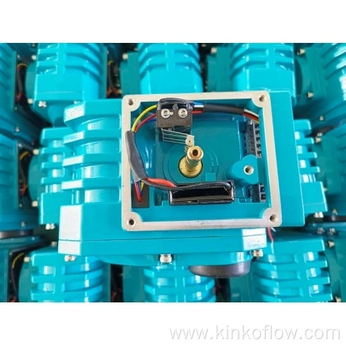 محرك كهربائي أزرق KK03-200B يدور 90 درجة