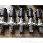 صمام مقعد بزاوية خيطية ثلاثية الاتجاهات PA PNEUMATIC
