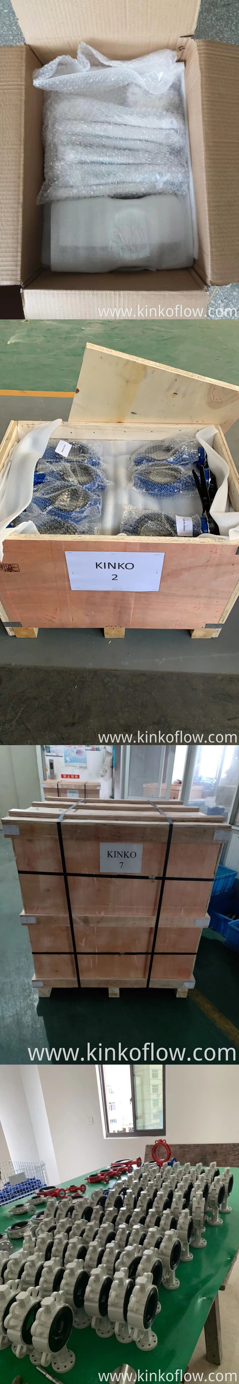 صمام الفراشة الدودي من مادة UPVC
